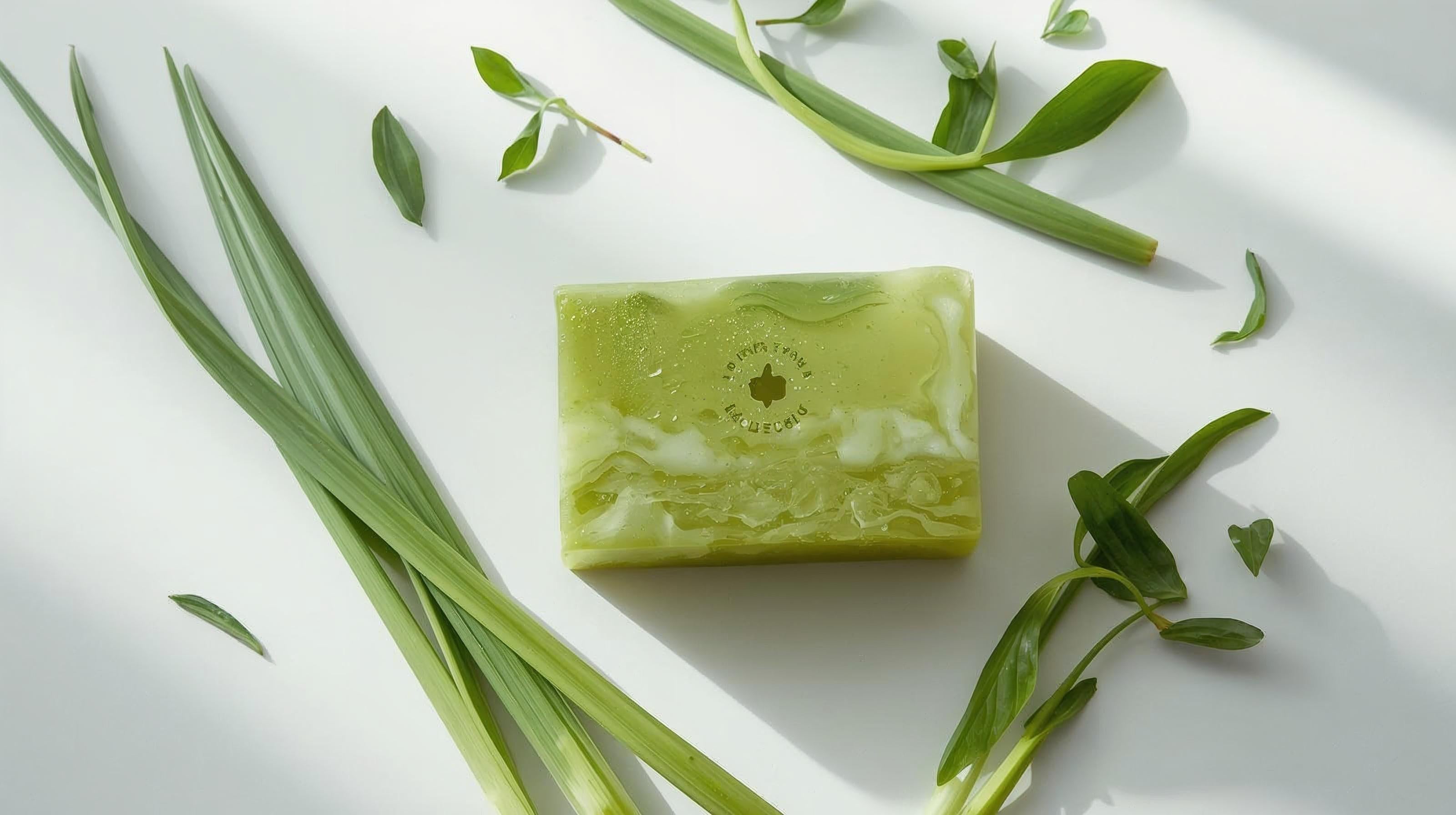 Natural Scent Soap Bar with a hint of  Lemon Grass-3 Pack